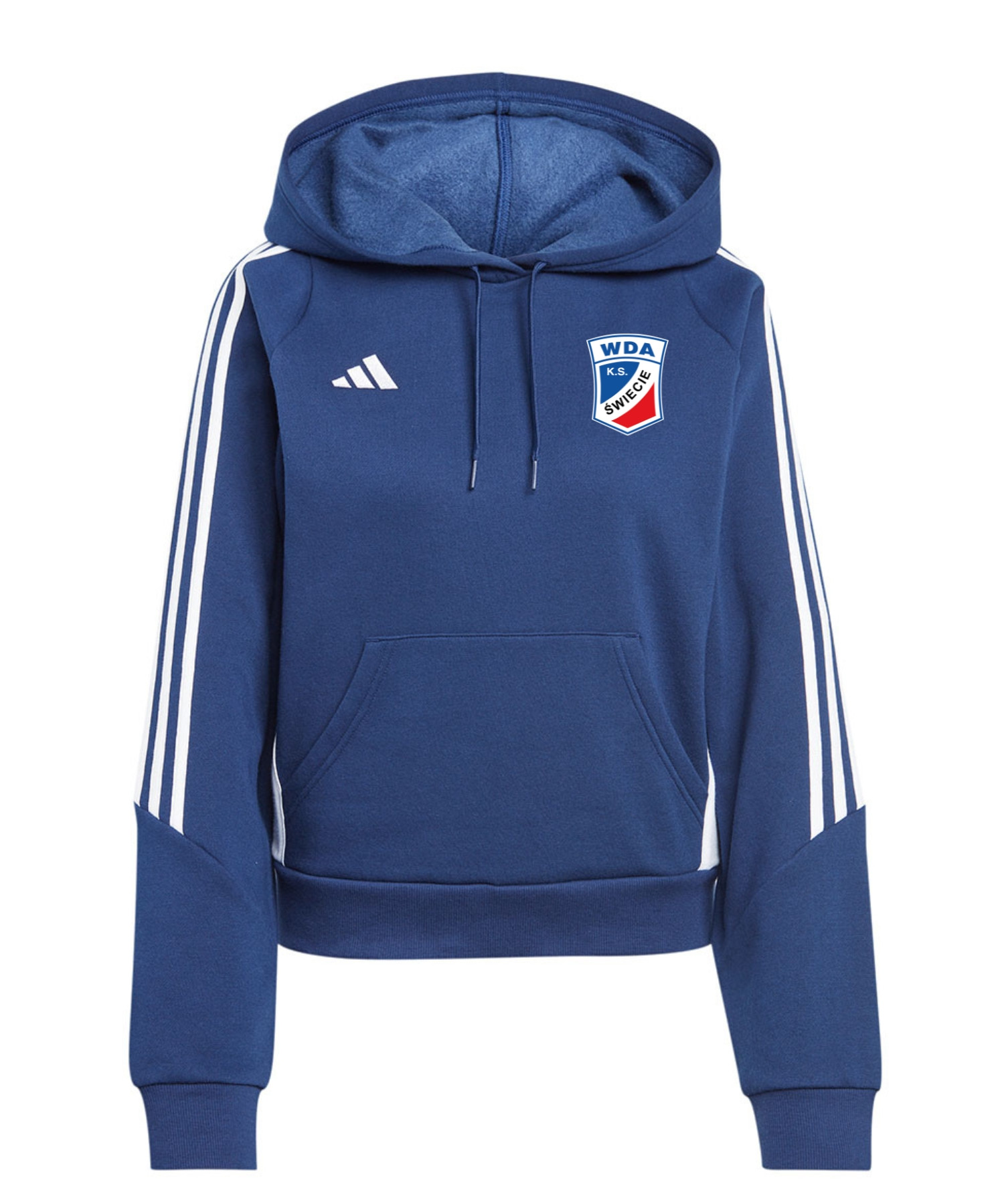 Bluza z kapturem adidas Wda Świecie niebieska - damska