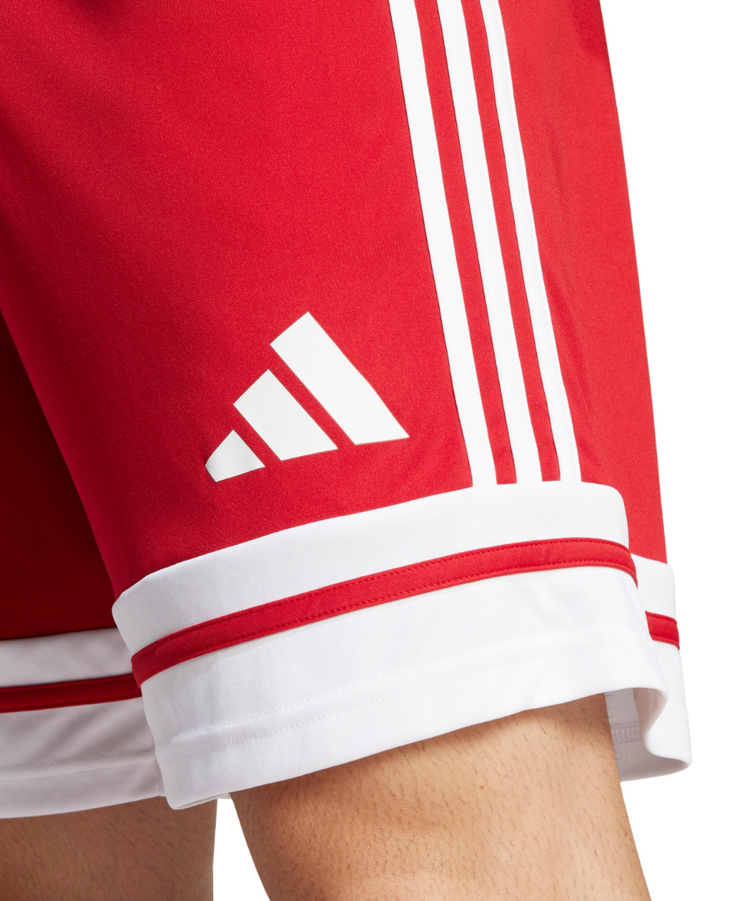 Spodenki adidas meczowe Wda Świecie wyjazdowe czerwone - dziecięce/męski
