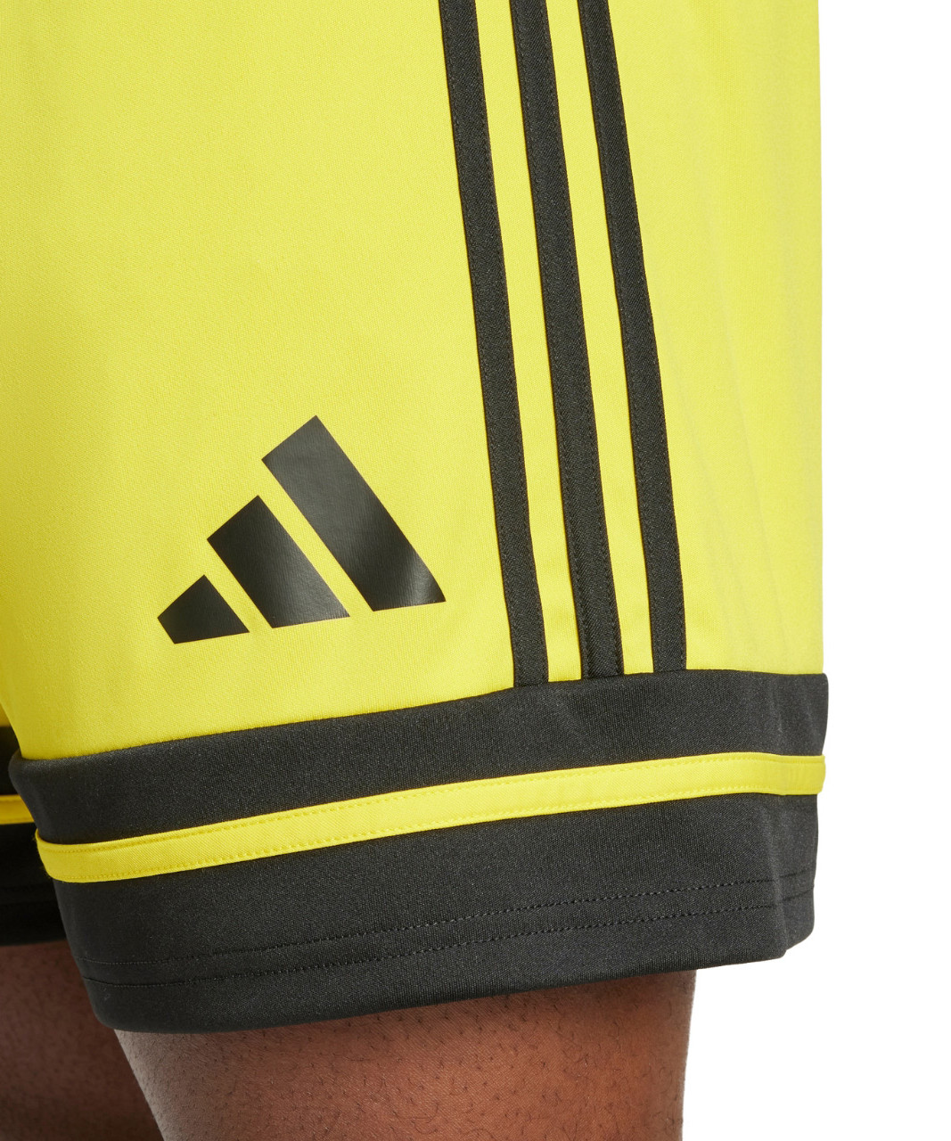 Spodenki meczowe adidas Wda Świecie bramkarskie wyjazdowe żółte - dziecięce/męski