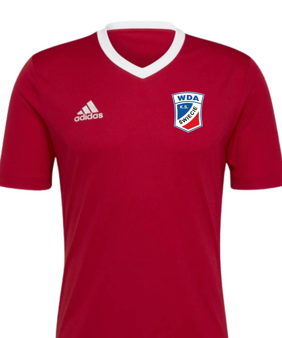 Koszulka treningowa adidas Wda Świecie czerwona - dziecięca/męska