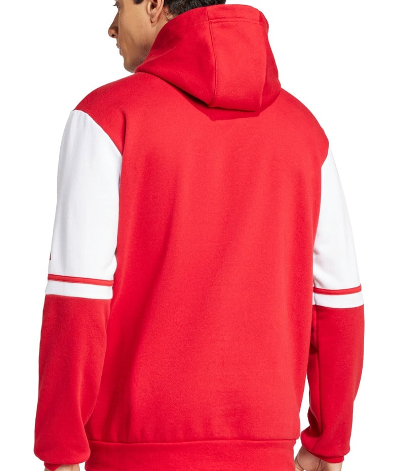 Bluza wyjściowa z kapturem adidas Wda Świecie czerwona - dziecięca/męska