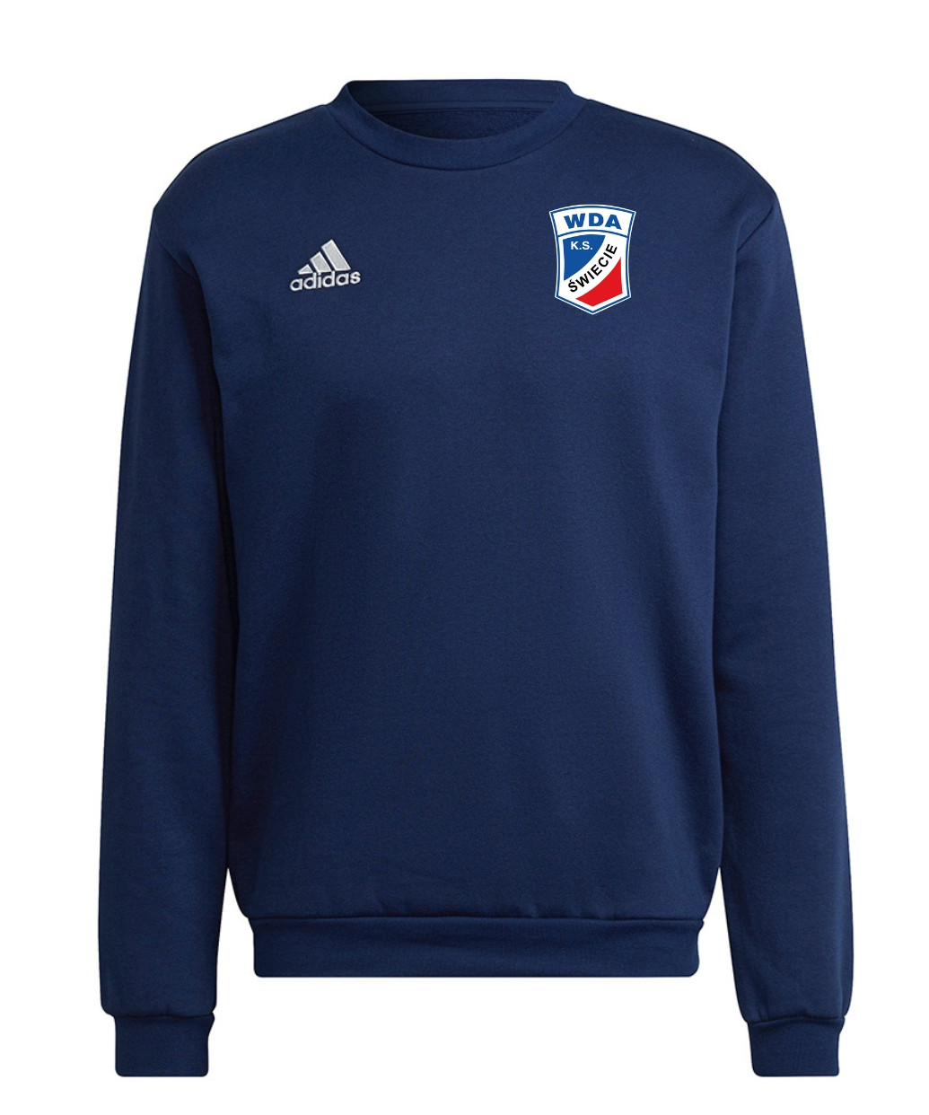 Bluza wyjściowa bez kaptura adidas Wda Świecie granatowa - dziecięca/męska