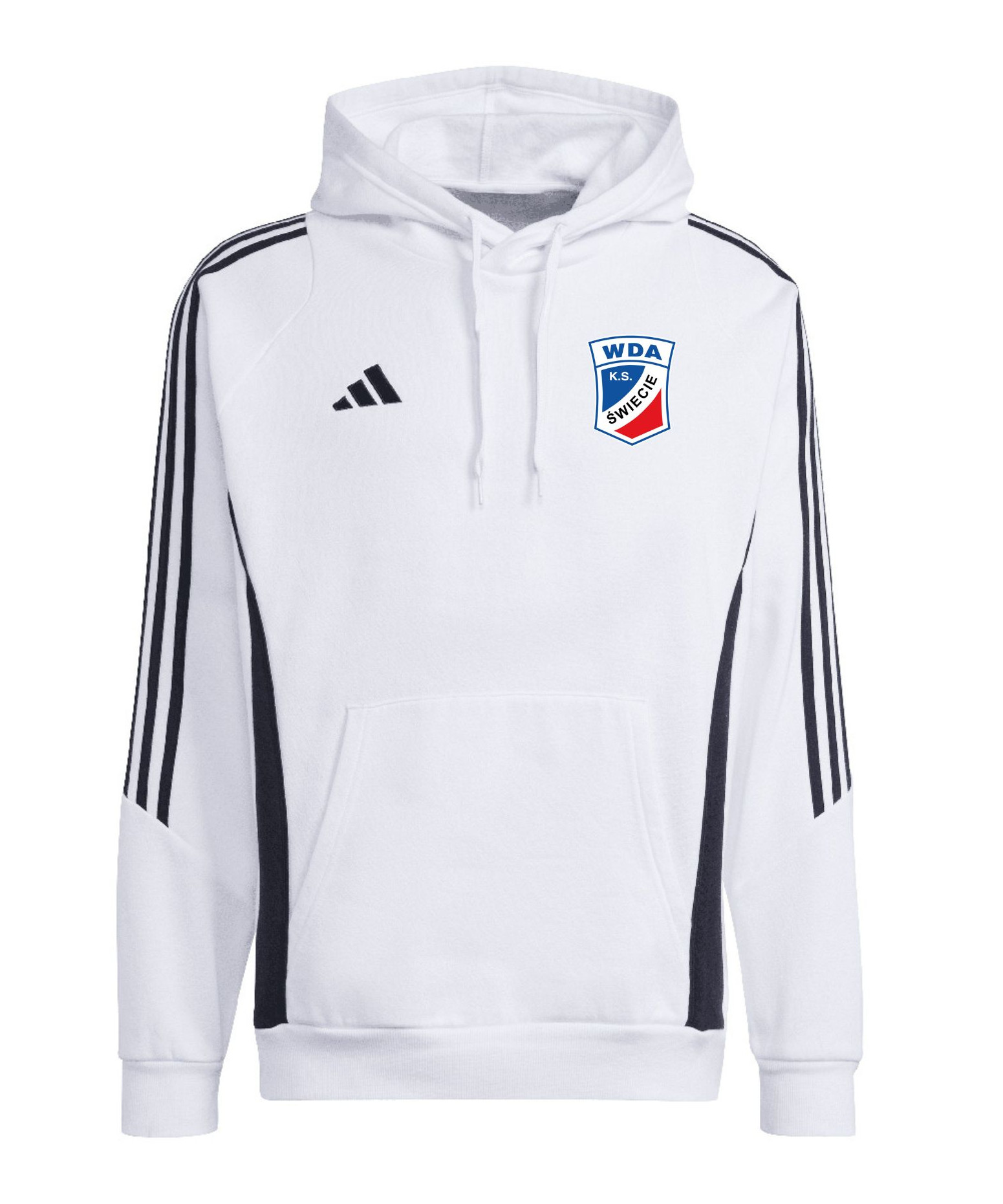 Bluza z kapturem adidas Wda Świecie biała - dziecięca/męska