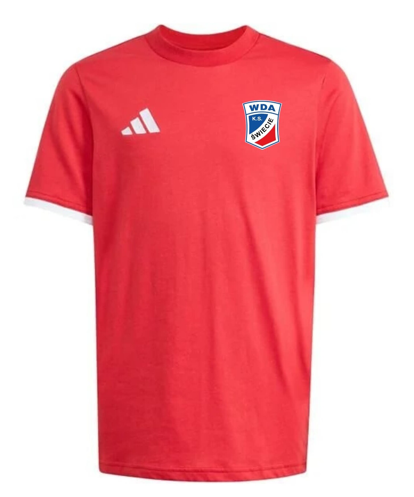 Koszulka treningowa adidas Wda Świecie czerwona - dziecięca/męska
