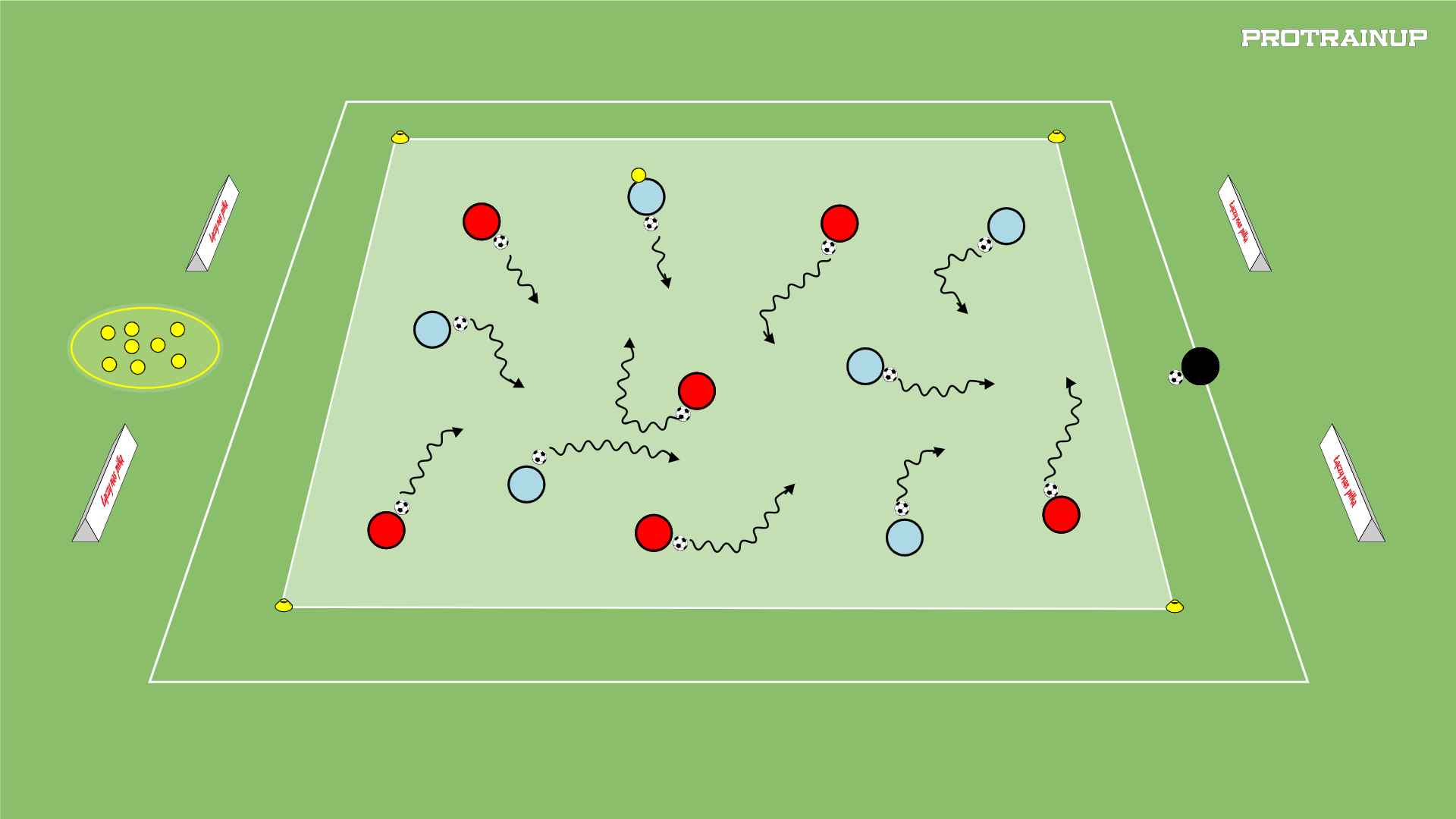 Zabawa „ogonki” (zwinność)